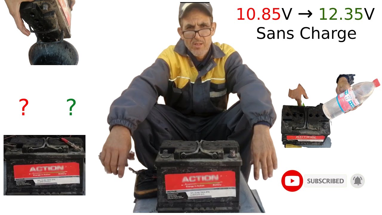 Ne change pas la batterie avant de voire! Car Battery Repair - How to repair dead dry battery AtHome