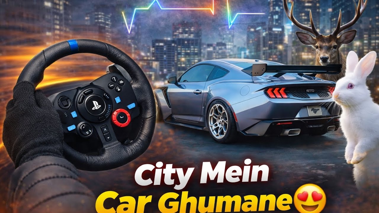 The Crew 2 Mustang Gameplay with Steering Wheel #mustang #ps4 #gameplay