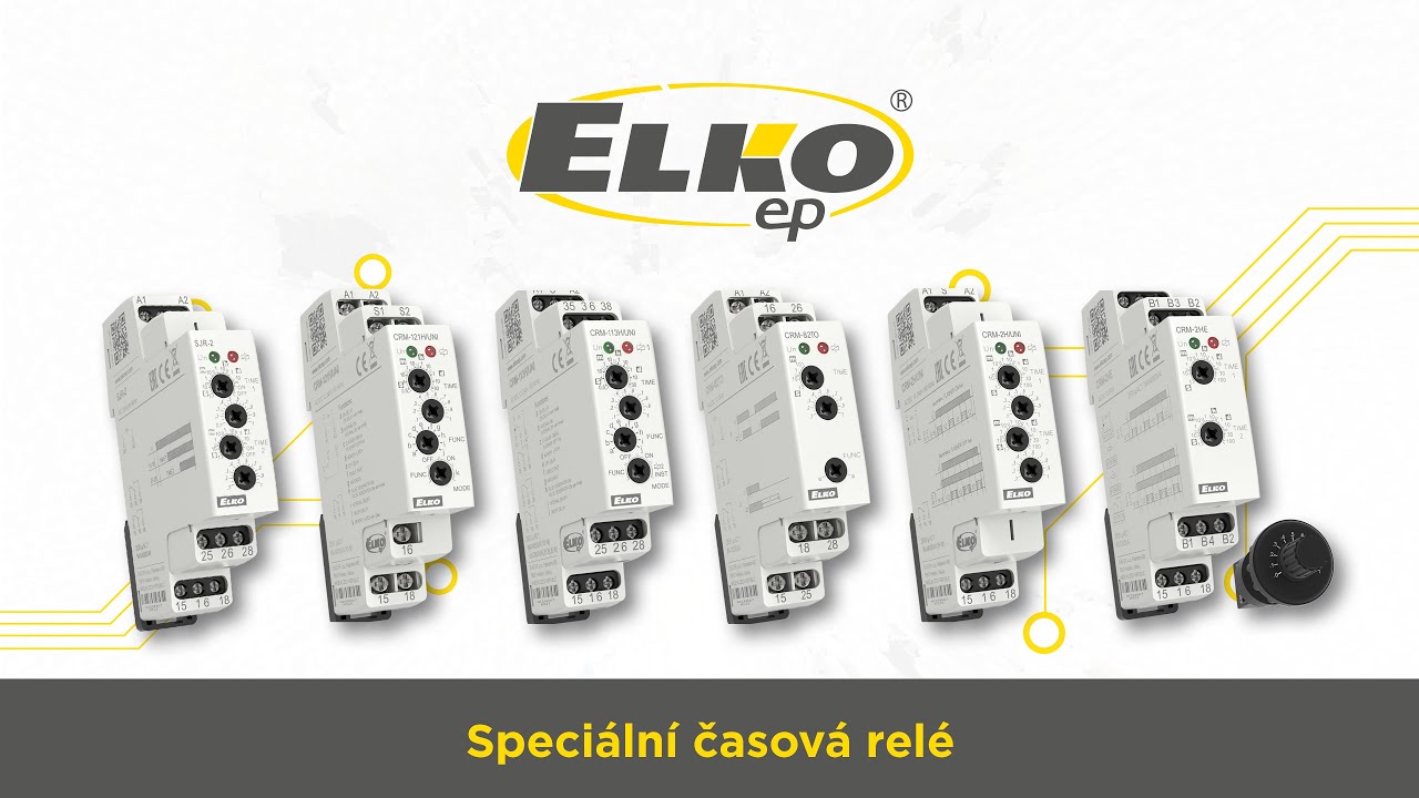 D&iacute;lna ELKO EP: Speci&aacute;ln&iacute; časov&aacute; rel&eacute;