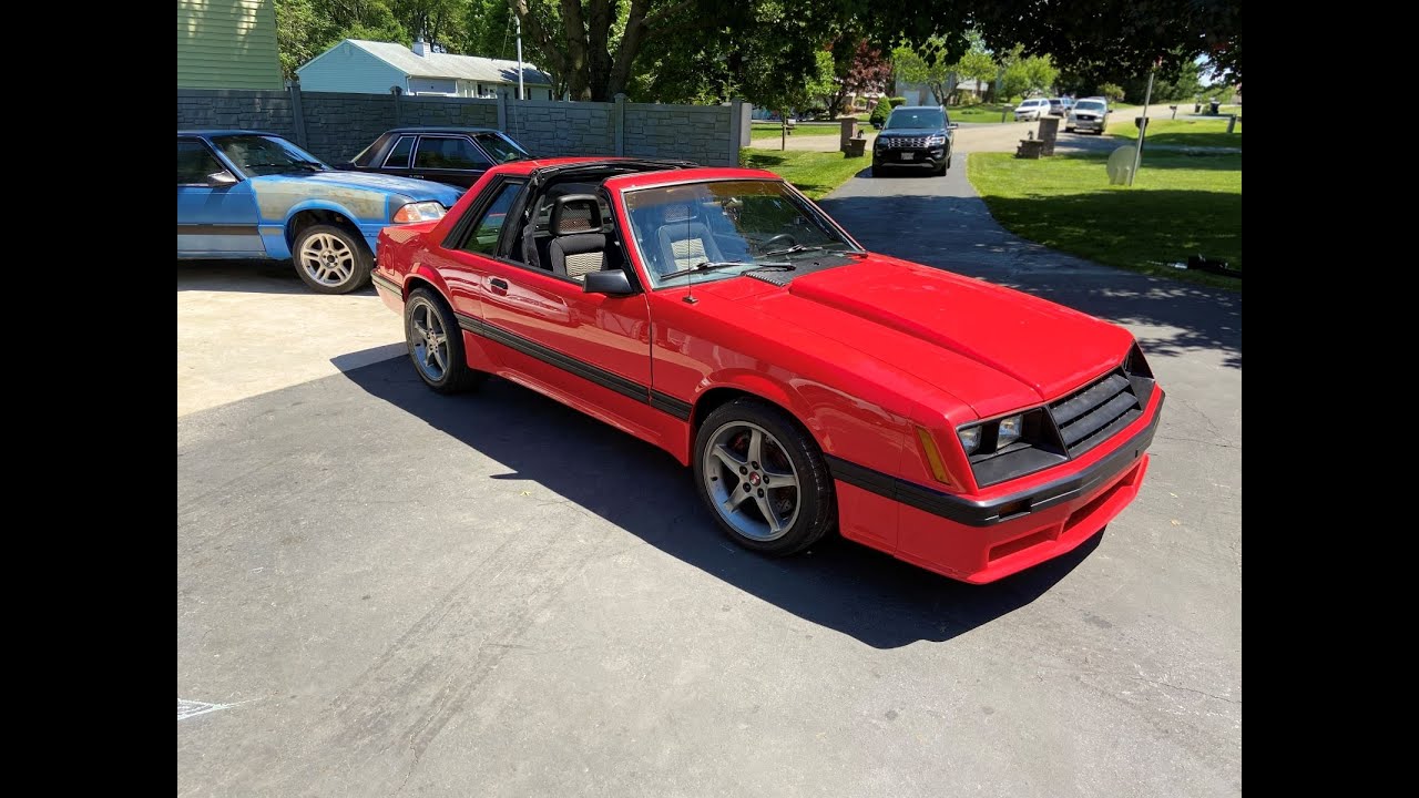 Restoration and Coyote Swap of a 1981 Mustang T top coupe/notchback