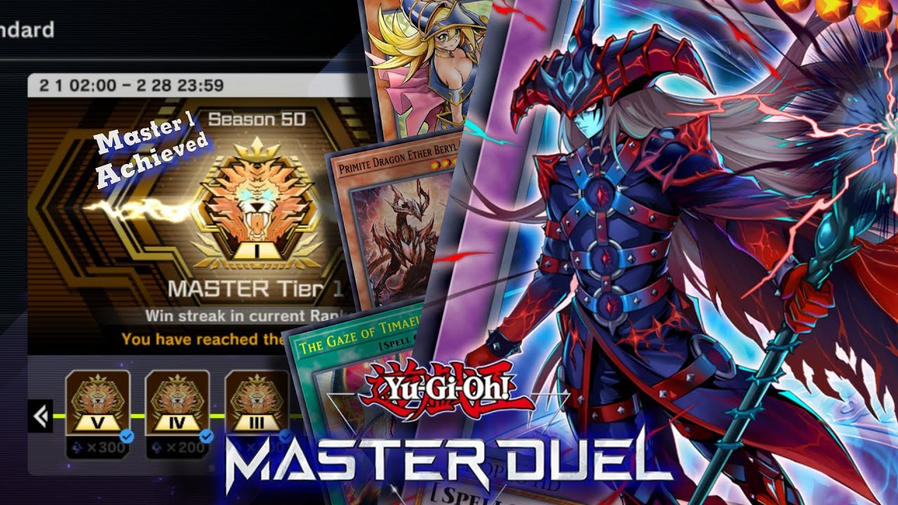 We Did it !! Master 1 Dark Magician Deck Profile| Yu-Gi-Oh Master Duel 