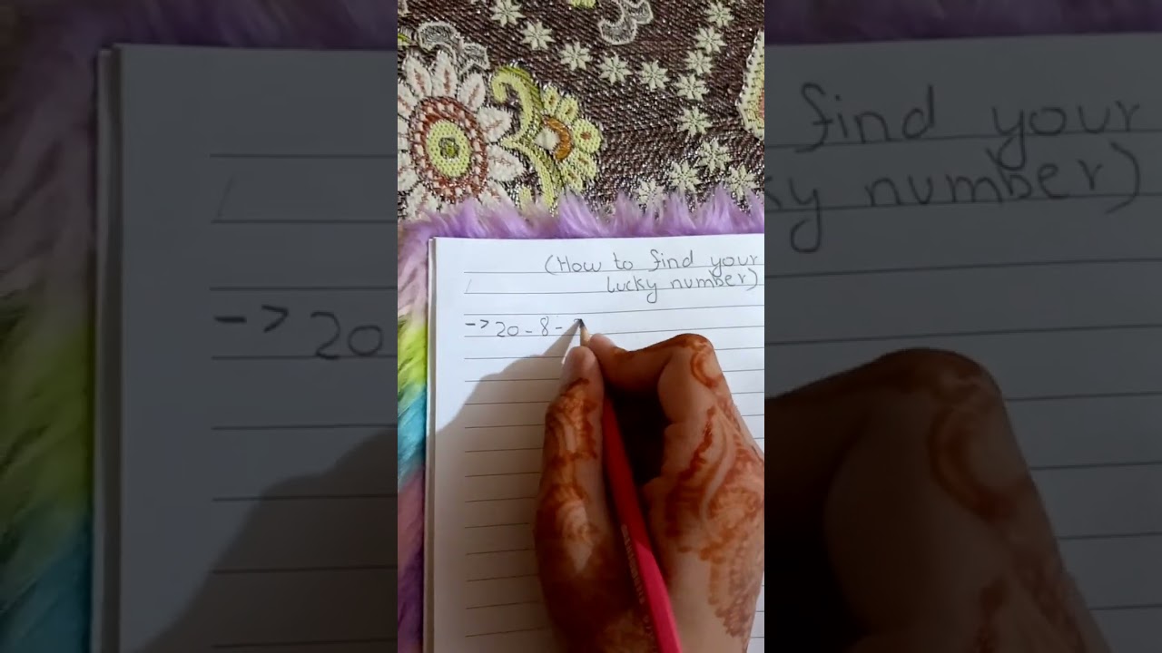 how to find your lucky number 😇😇It is real