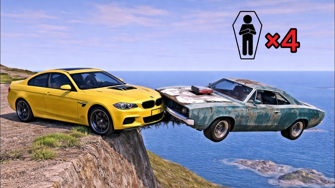 Realistic High-Speed Car Crashes in BeamNG.drive