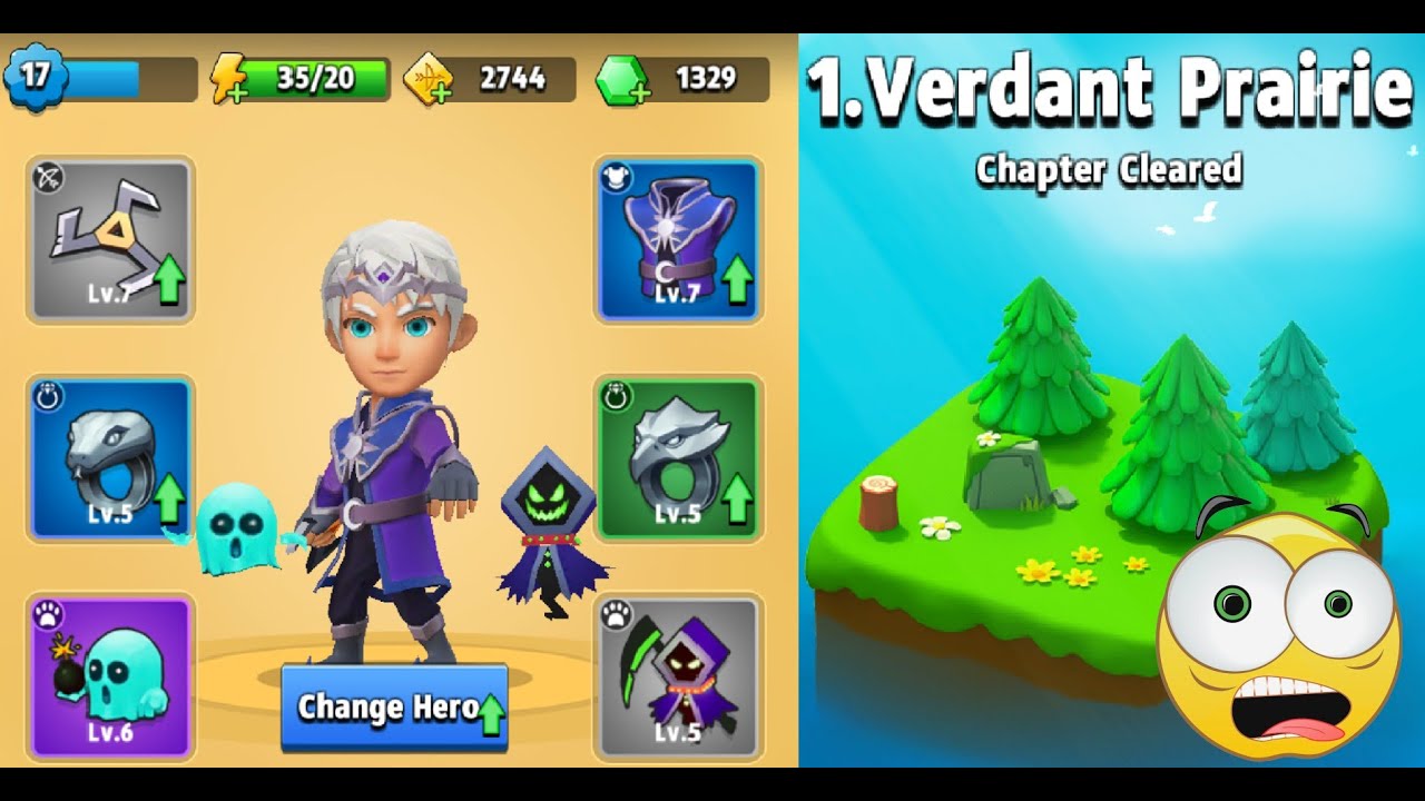 ARCHERO! [chapter 1] in 10 MINUTES!! check the ABILITIES I USED - gameplay 2020 🤯🤯