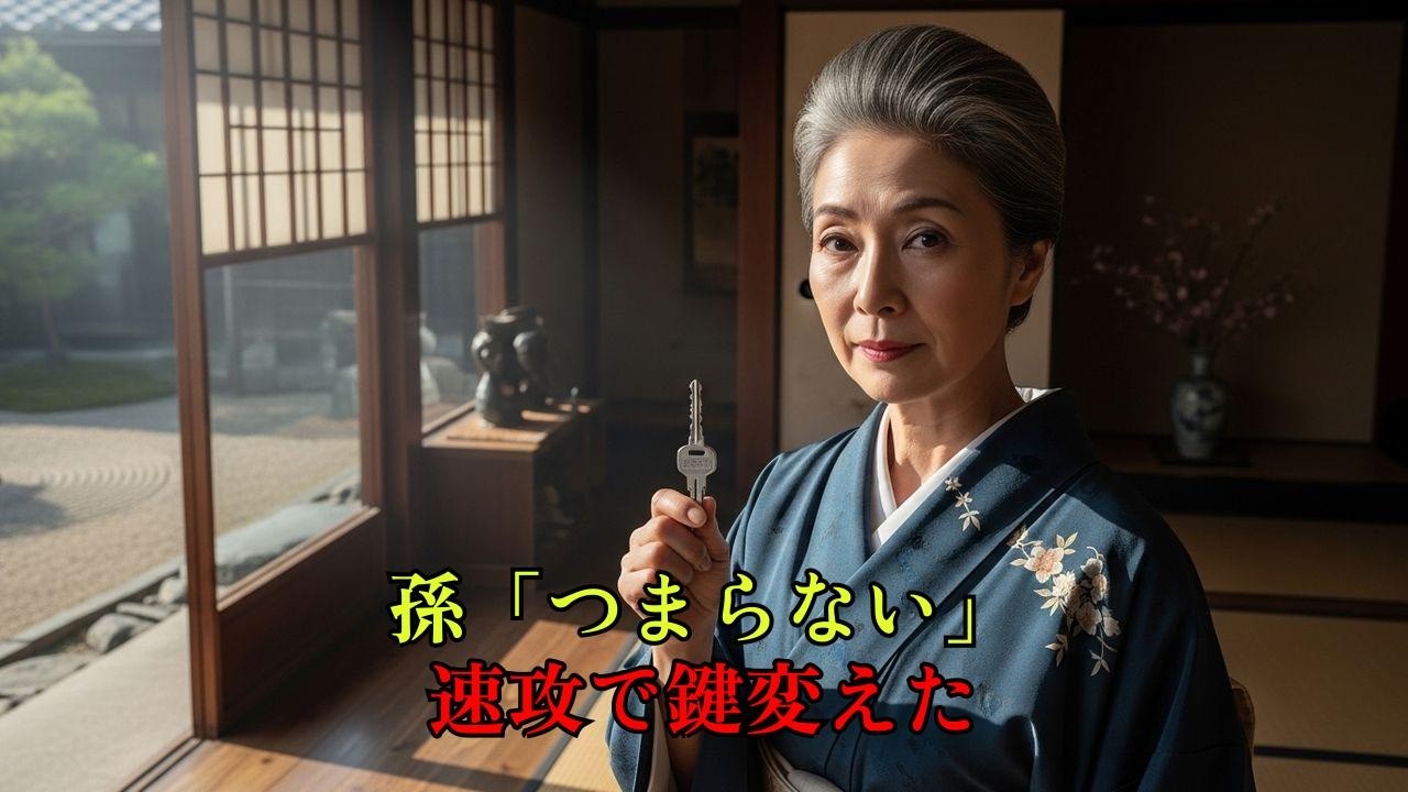 「ばあばの家つまらない」孫の暴言にブチギレ！鍵を変えた翌朝、家族は地獄へ