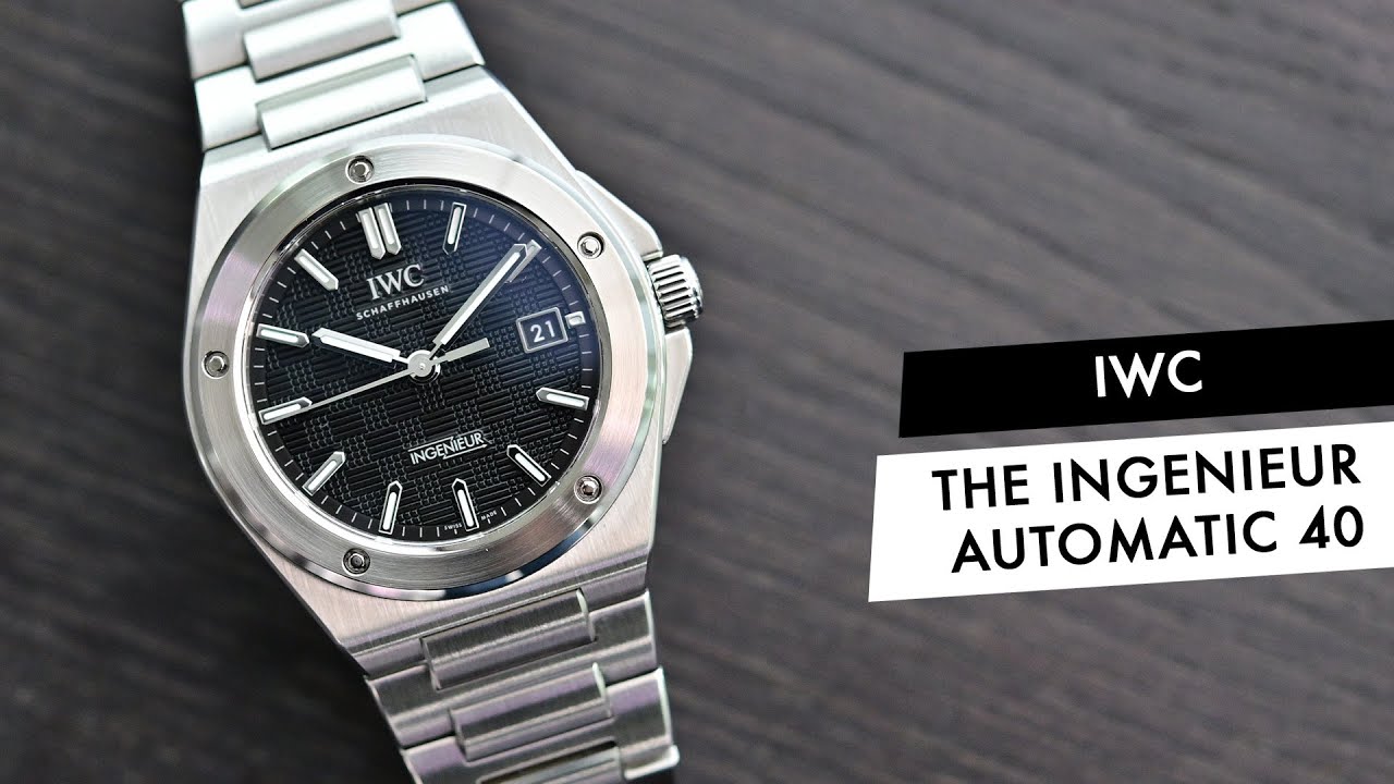 ПОДРОБНЕЕ: IWC Ingenieur Automatic 40 2023 года возвращается к интегрированному дизайну Genta