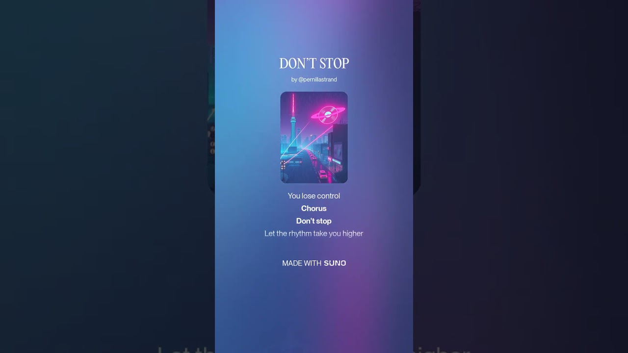 DON’T STOP