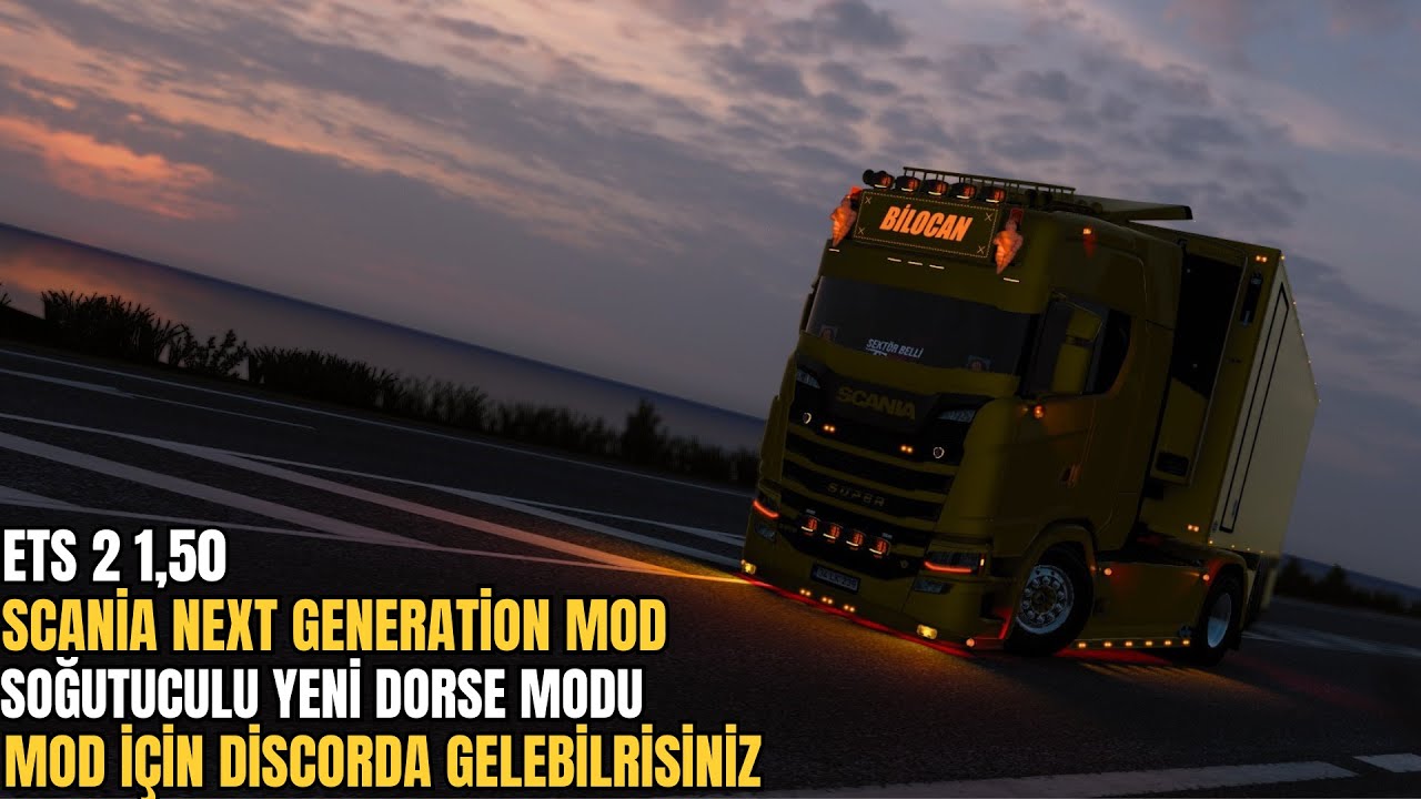 ETS 2 1.50| SCANİA NEXT GENERATİON MODİFİYE | MODLAR DİSCORDA  #ets2 #ets2mods #ets