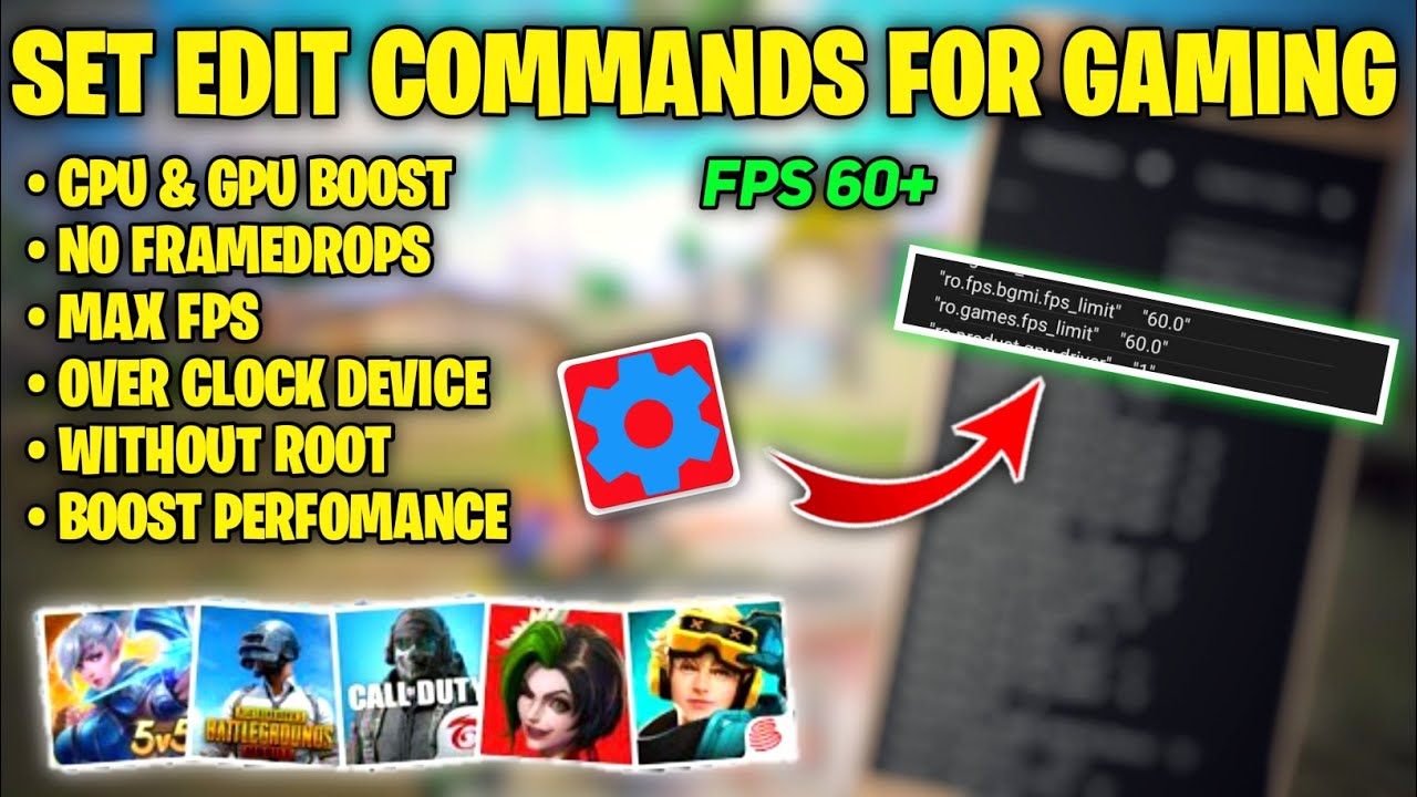 Gaming Set Edit Code | Improve gaming performance using Set Edit
