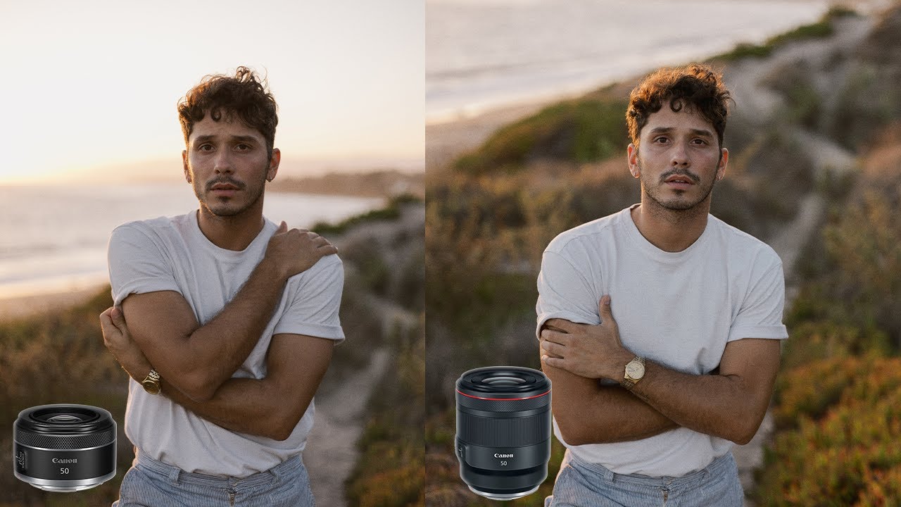 RF 50 1.8 против RF 50 1.2 – портретная фотосессия BTS