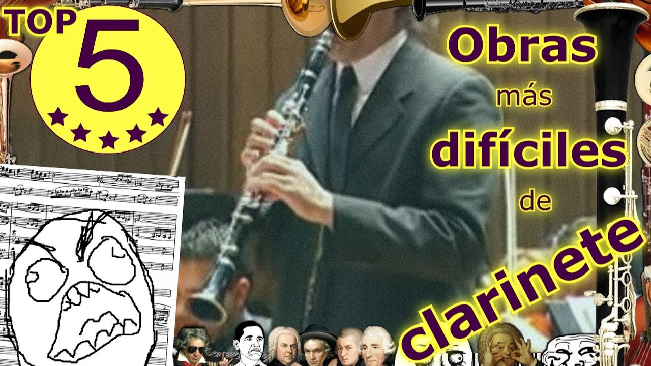 🎼Las 5 obras para clarinete más difíciles jamás compuestas🎼