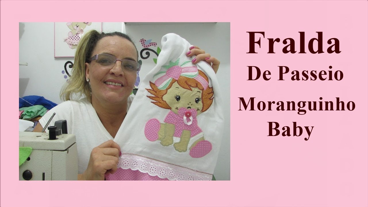COMO FAZER FRALDA DE PASSEIO MORANGUINHO EM PATCH APLIQUE