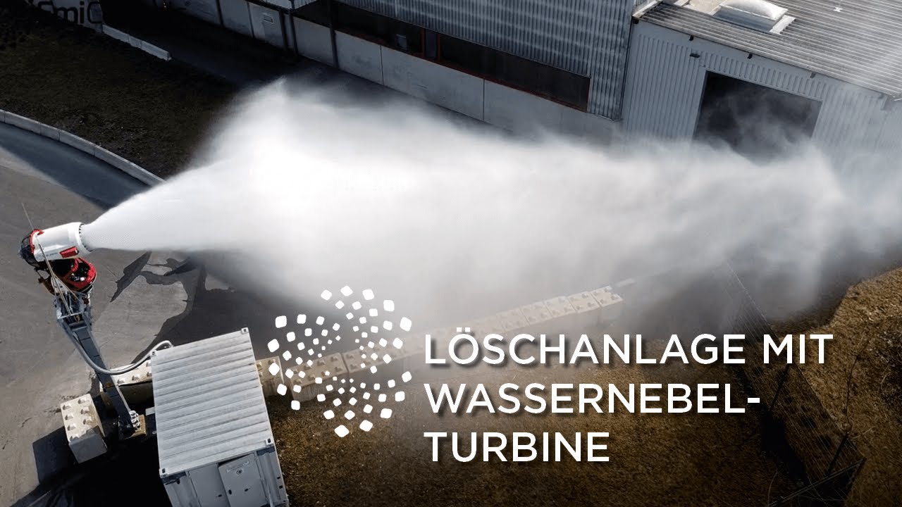 Referenz Ecoplast Recycling: Löschanlage mit Wassernebelturbine! Sicherer Brandschutz by EmiControls