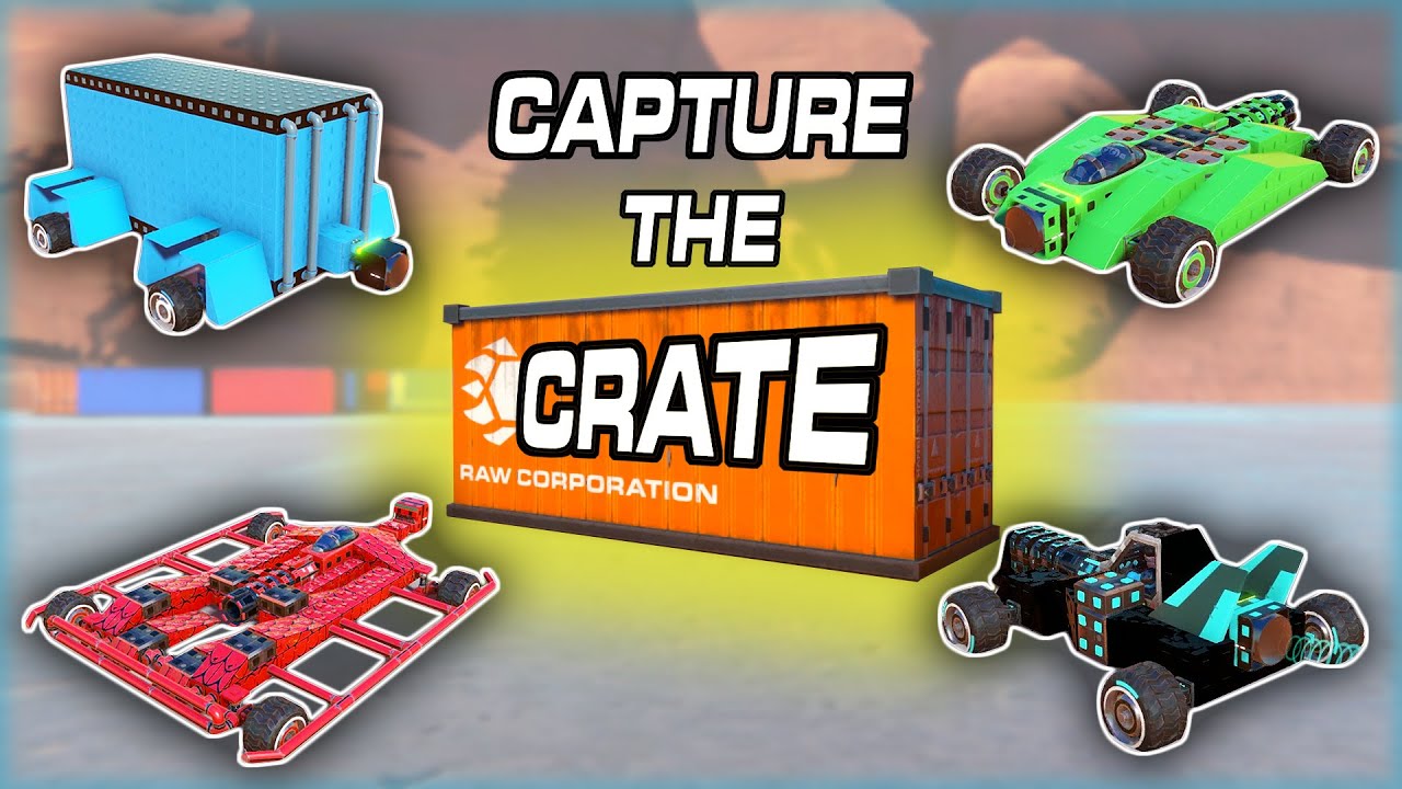Capture The Flag but With Magnets and Cargo Crates! (Trailmakers Multiplayer Gameplay)