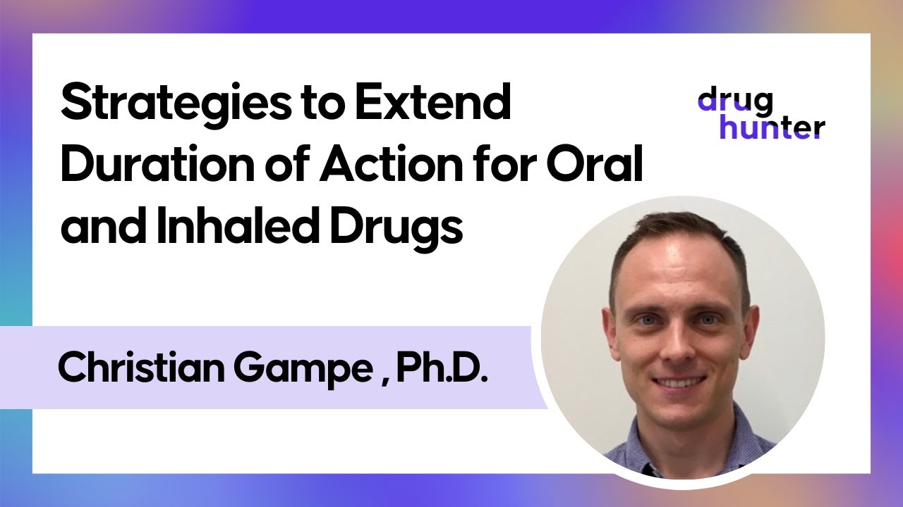 Drug Hunter Flash Talk with Christian Gampe , Ph.D. August 17th, 12pm EST