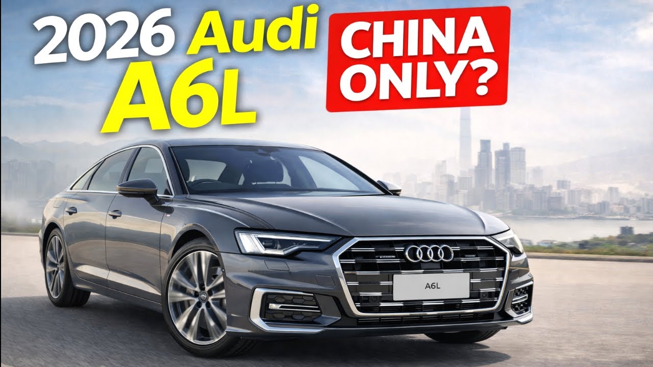 Представлен новый Audi A6L 2026 года – роскошный седан, созданный для Китая.