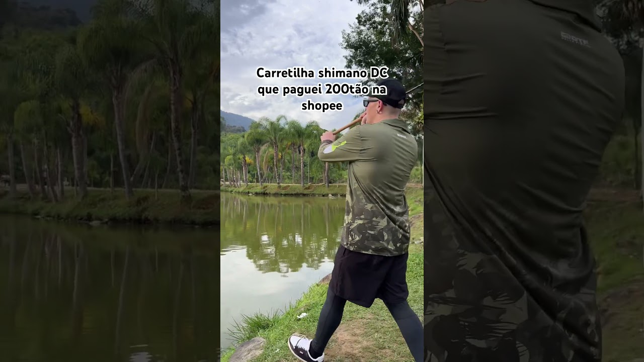 &Eacute; shimano DC oliginal confia ! #shimano #pesca #pescaria #pesqueiro #peixe #shopee