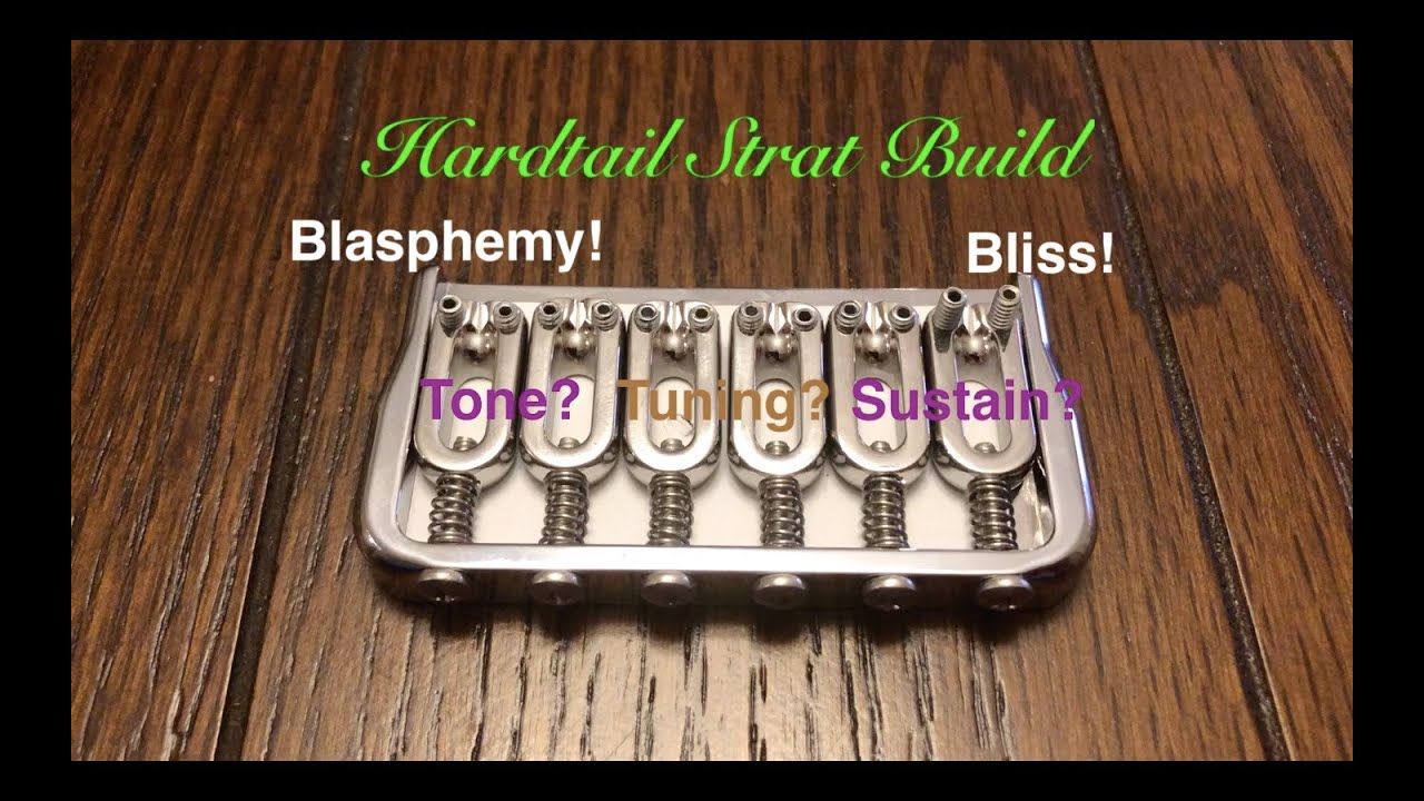 How is a hardtail strat different from a tremolo one? Let's build one and find out- part 1