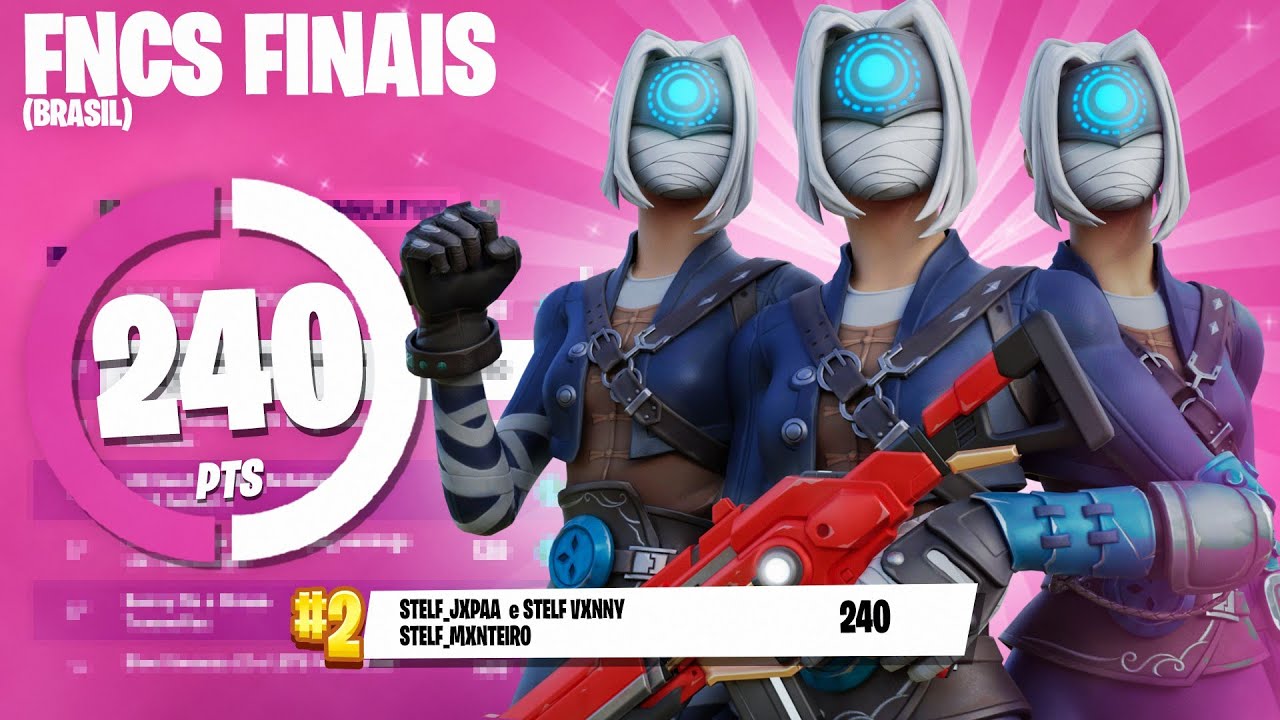 Como fiquei Top 2 FNCS Grand Finals Trio Console (30.000$)