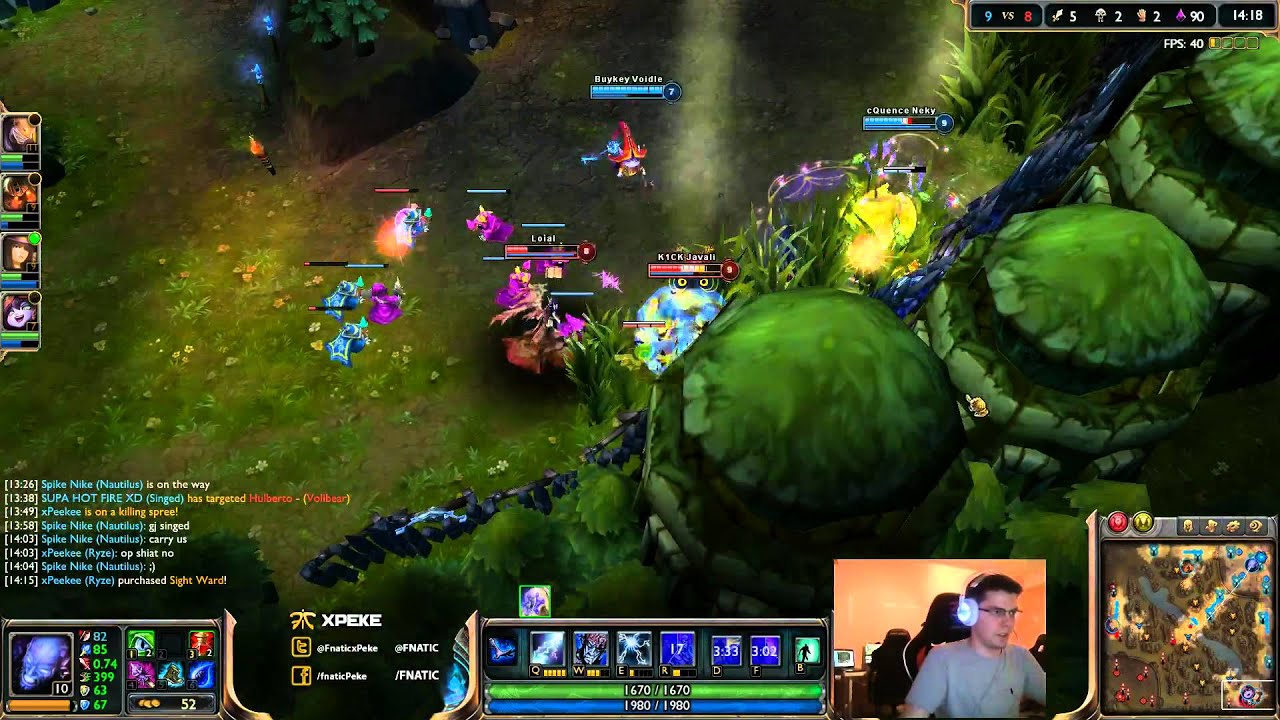 xPeke - Ryze vs Kassadin mid (Challenger l)