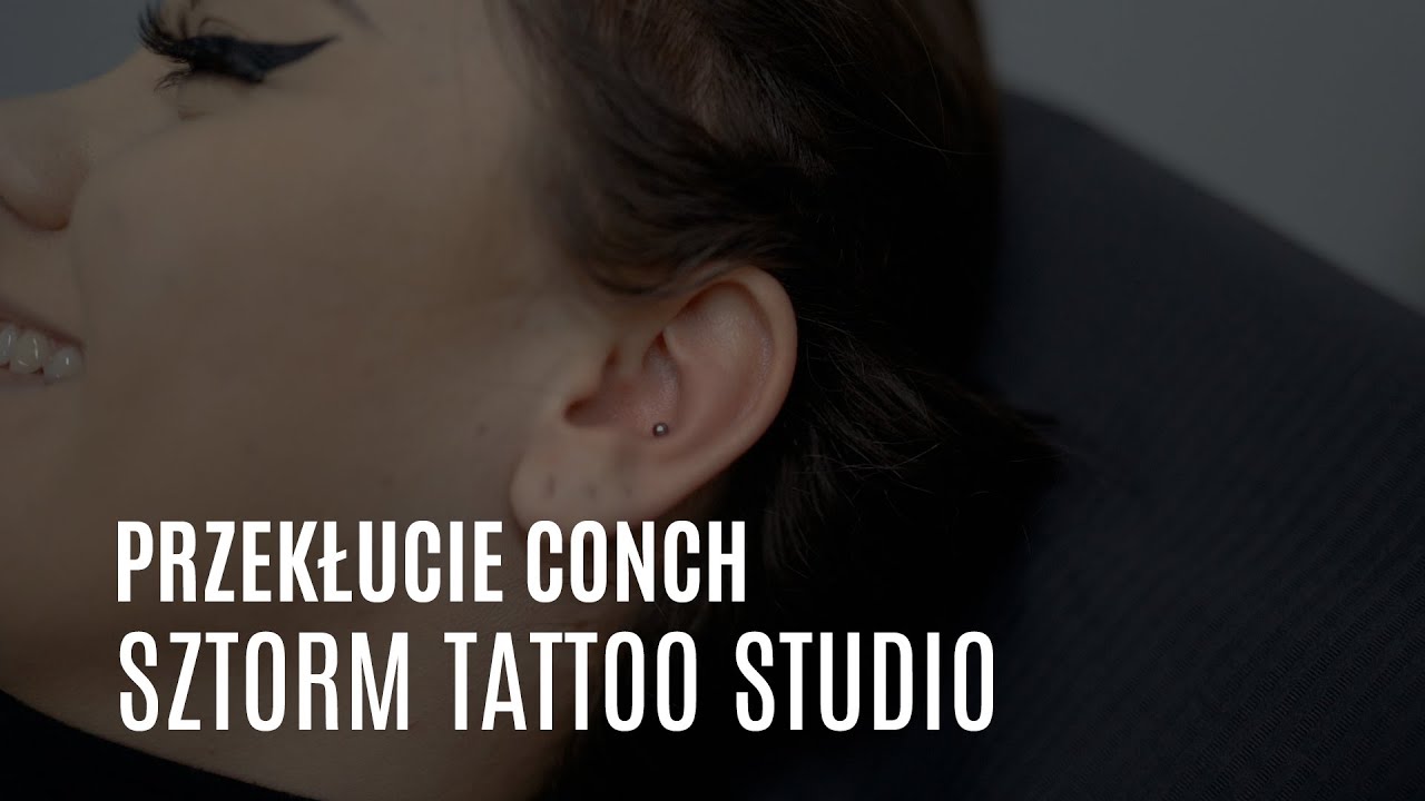 Conch piercing - Sztorm Tattoo Studio