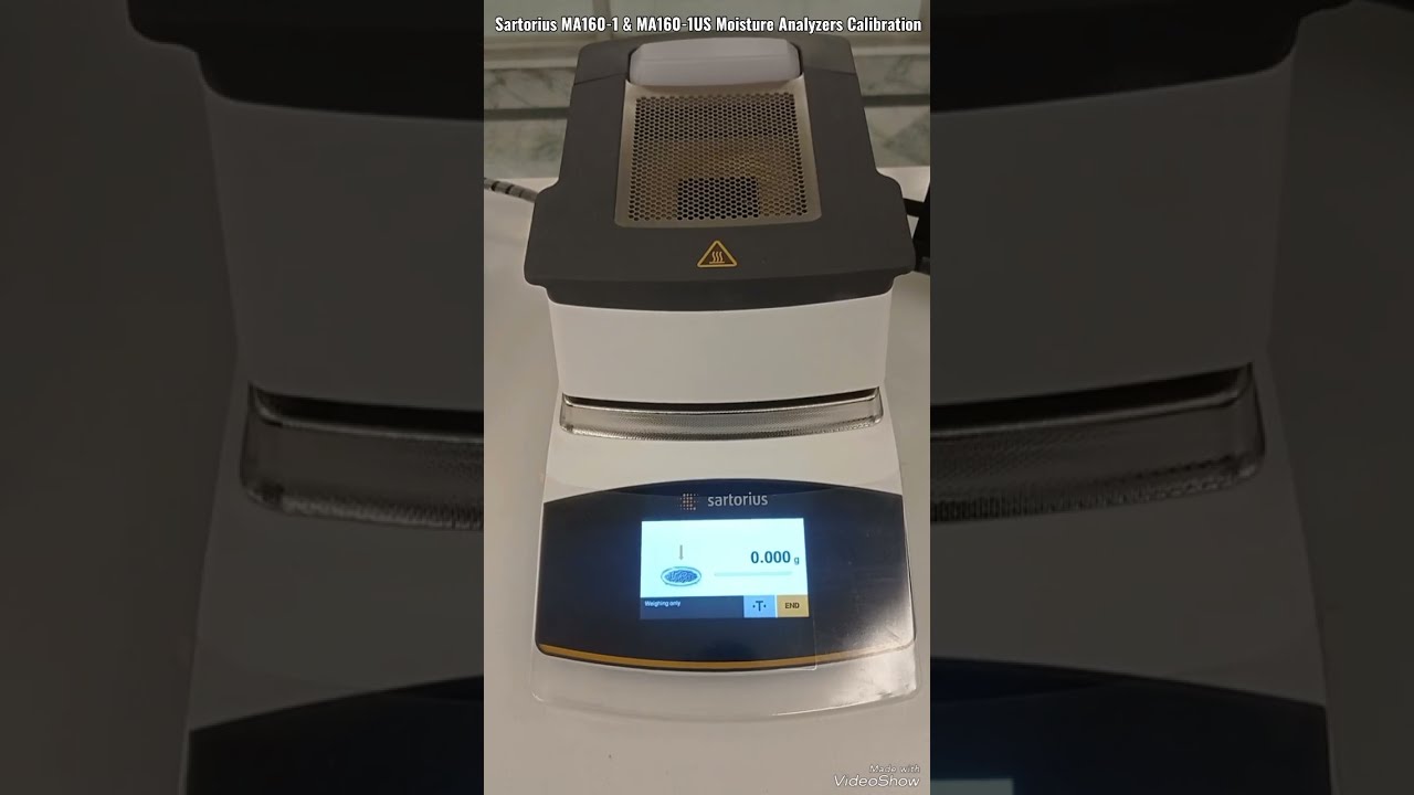 Moisture Analyzers Calibration Sartorius MA160-1 US