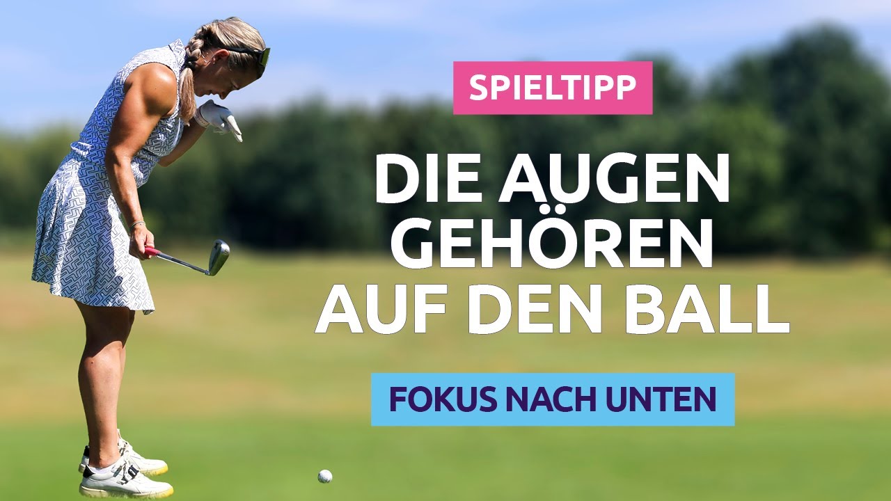 Golftipps: Augen auf dem Ball