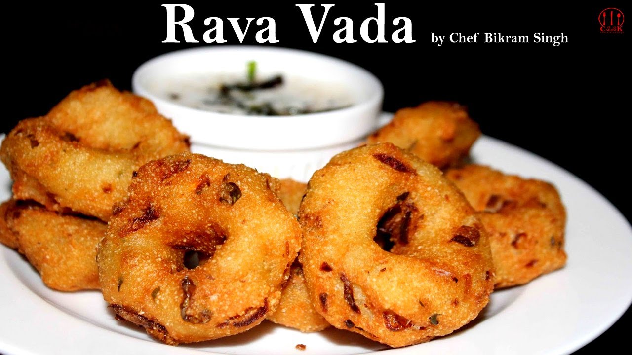 Instant Rava Vada Recipe - Semolina Vada - Sooji Vada - Rava vadalu