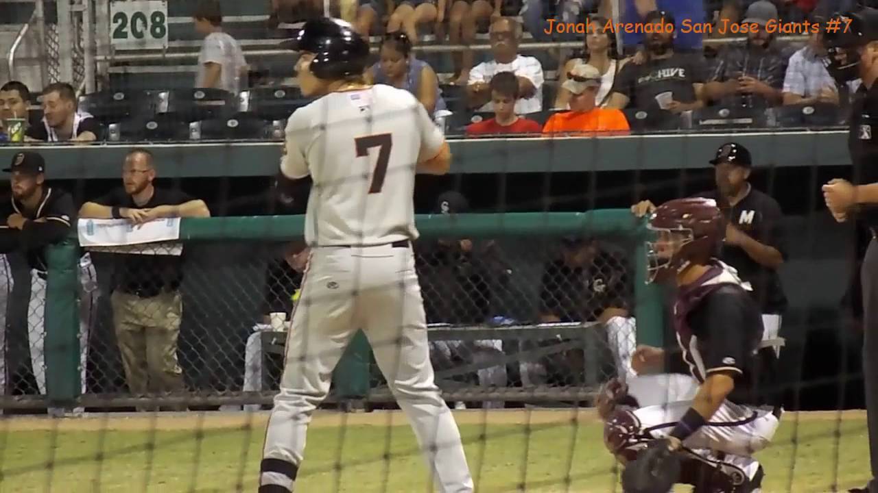 Jonah Arenado (12) - Solo homerun vs Modesto Nuts