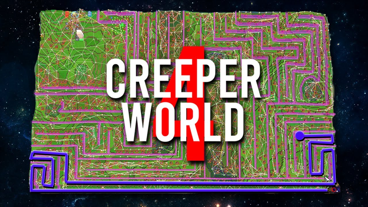 GETTING STUCK IN A MAZE! - CREEPER WORLD 4