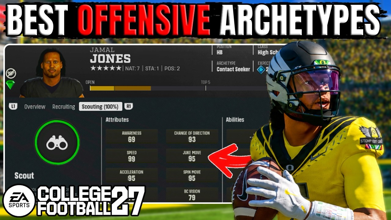 Stop Recruiting the WRONG Offensive Players in CFB 27
