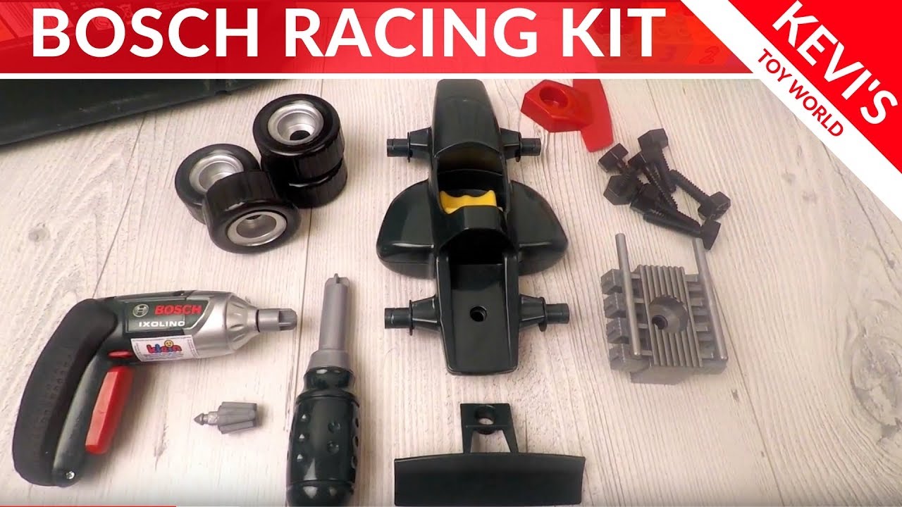 Bosch Grand Prix Case IXOLINO Racing Car & Screwdriver & Electric Drill