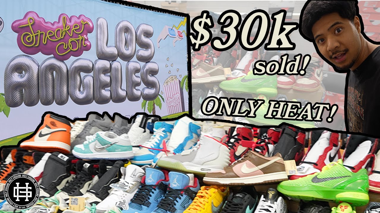 Selling $30,000 worth of ONLY HEATER SNEAKERS at SneakerCon LA!