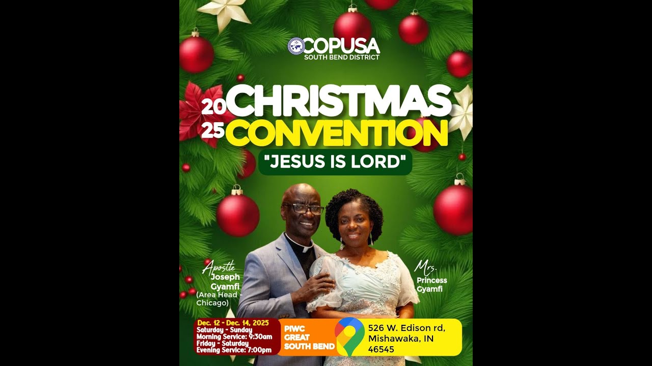 Christmas Convention Day 2|| Apostle Joseph Gyamfi || December 13, 2025.