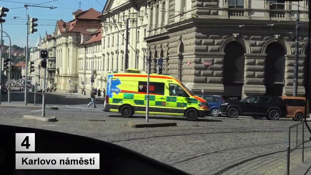 Tramvaje Praha 2025 Linka 4