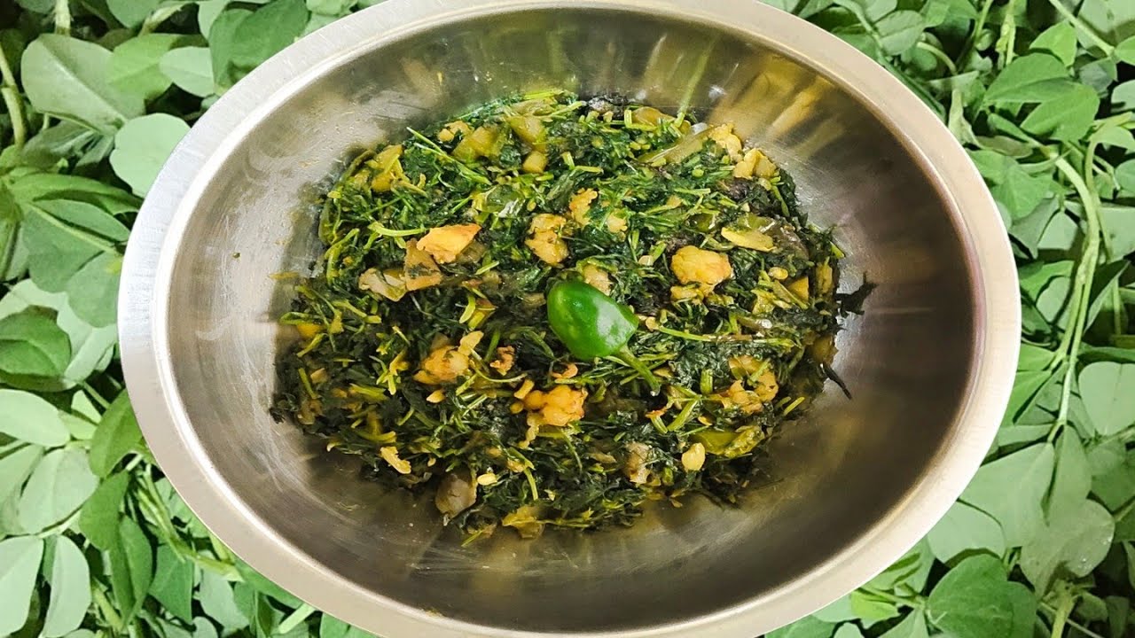 মেথি শাক ভাজি রেসিপি। Methi Shak Recipe 