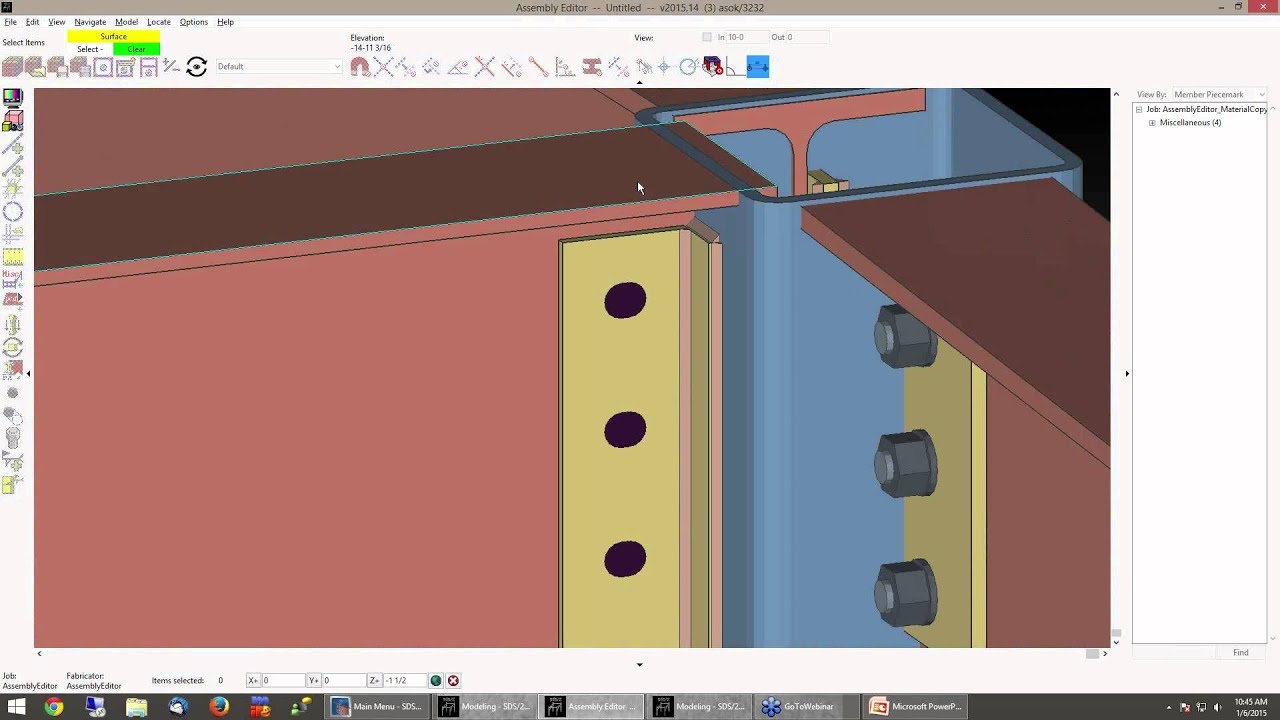 New/2 2015: Material Copy and Assembly Editor