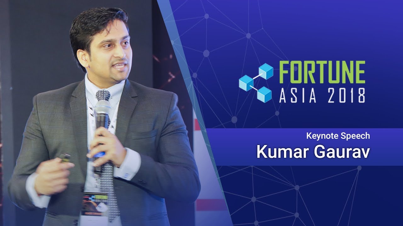 Fortune Asia 2018, Mumbai - Keynote speech Kumar Gaurav | Cashaa