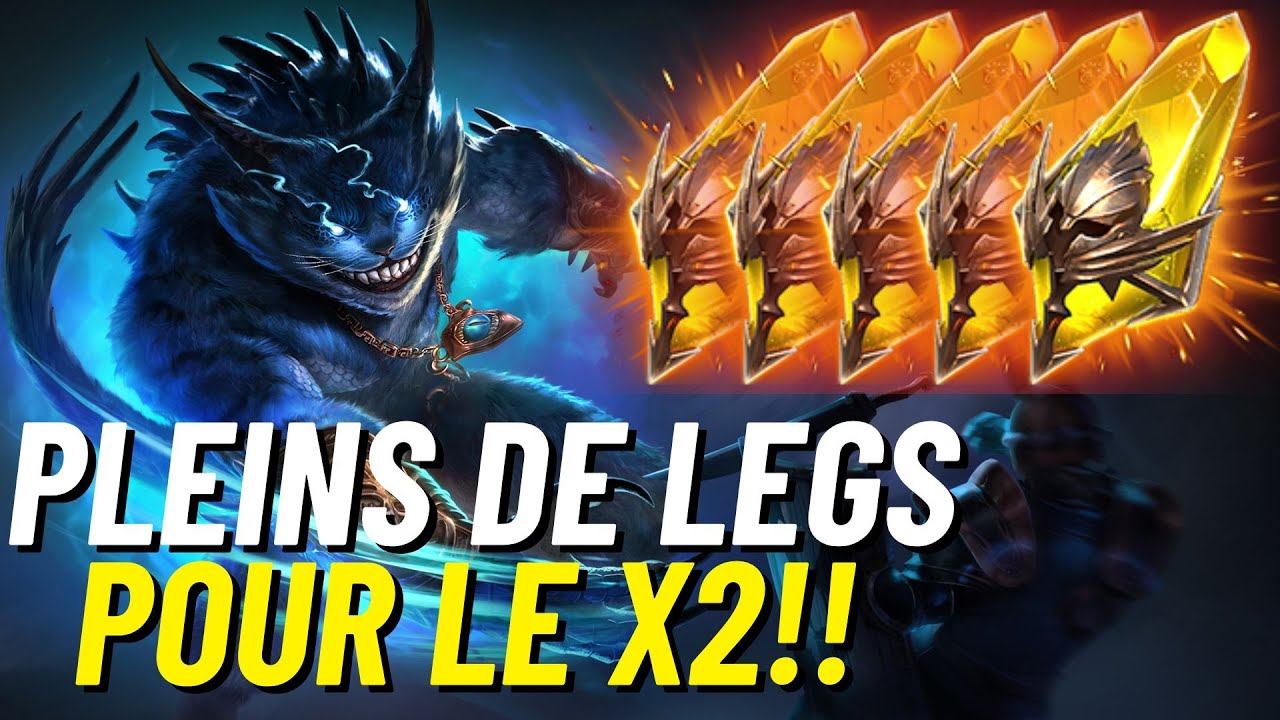 OPEN DE PLEINS DE SACRÉS POUR LE X2!! [RAID SHADOW LEGENDS]