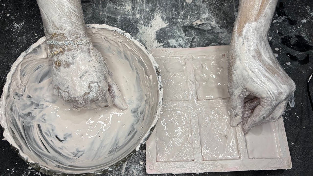 Making Gym Chalk by Hand 🤍 | Satisfying ASMR