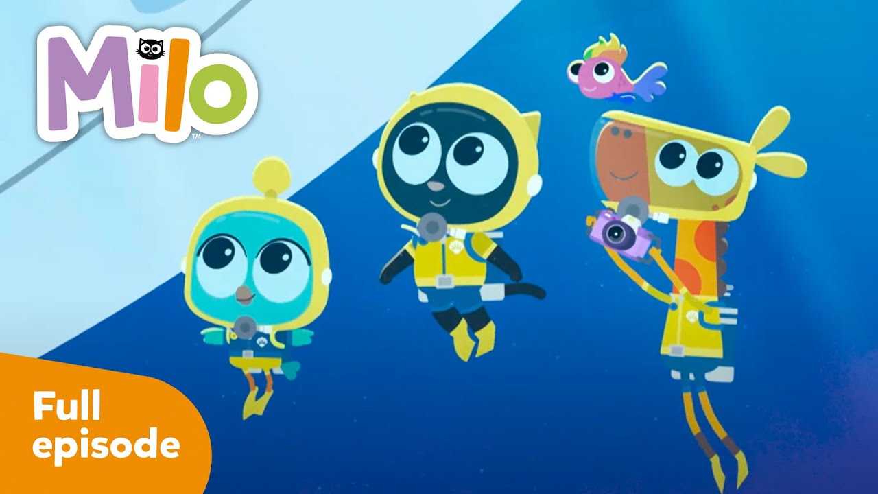 MILO, MARINE BIOLOGIST 🤿​ | Full Episode #kidscartoon #preschool