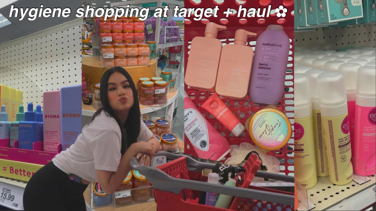 come hygiene shopping with me + haul 🧼 self care/hygiene products at target