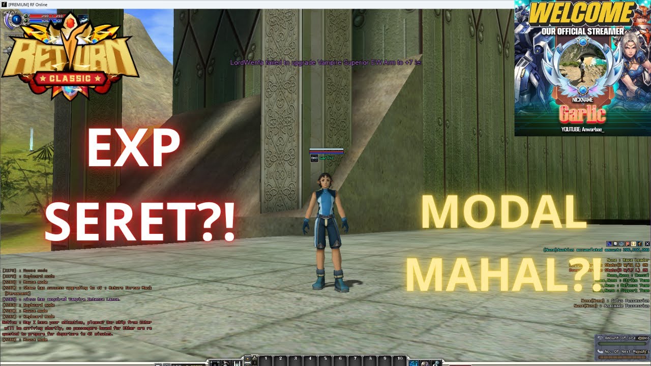 RF RETURN - DAY 1 LEVELING, TUTOR 1-40 |   #RFONLINE #RFRETURN