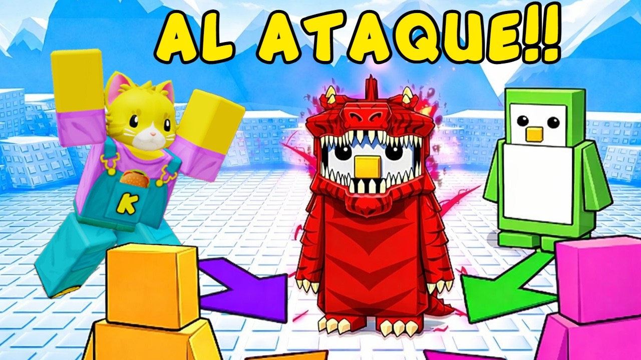 EL ULTIMO PINGUINO en PIE GANA🐧 ROBLOX KNOCKOUT!