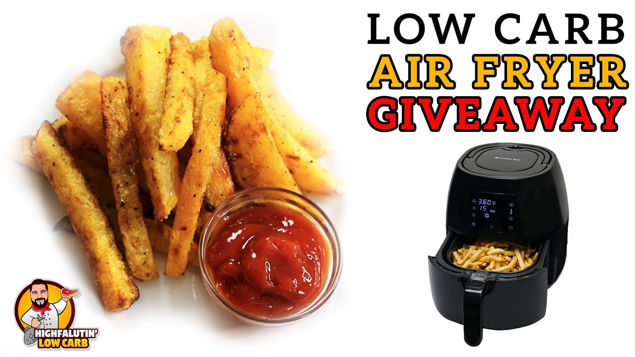 Air Fryer GIVEAWAY! Low Carb FRENCH FRIES in an Avalon Bay Digital Air Fryer