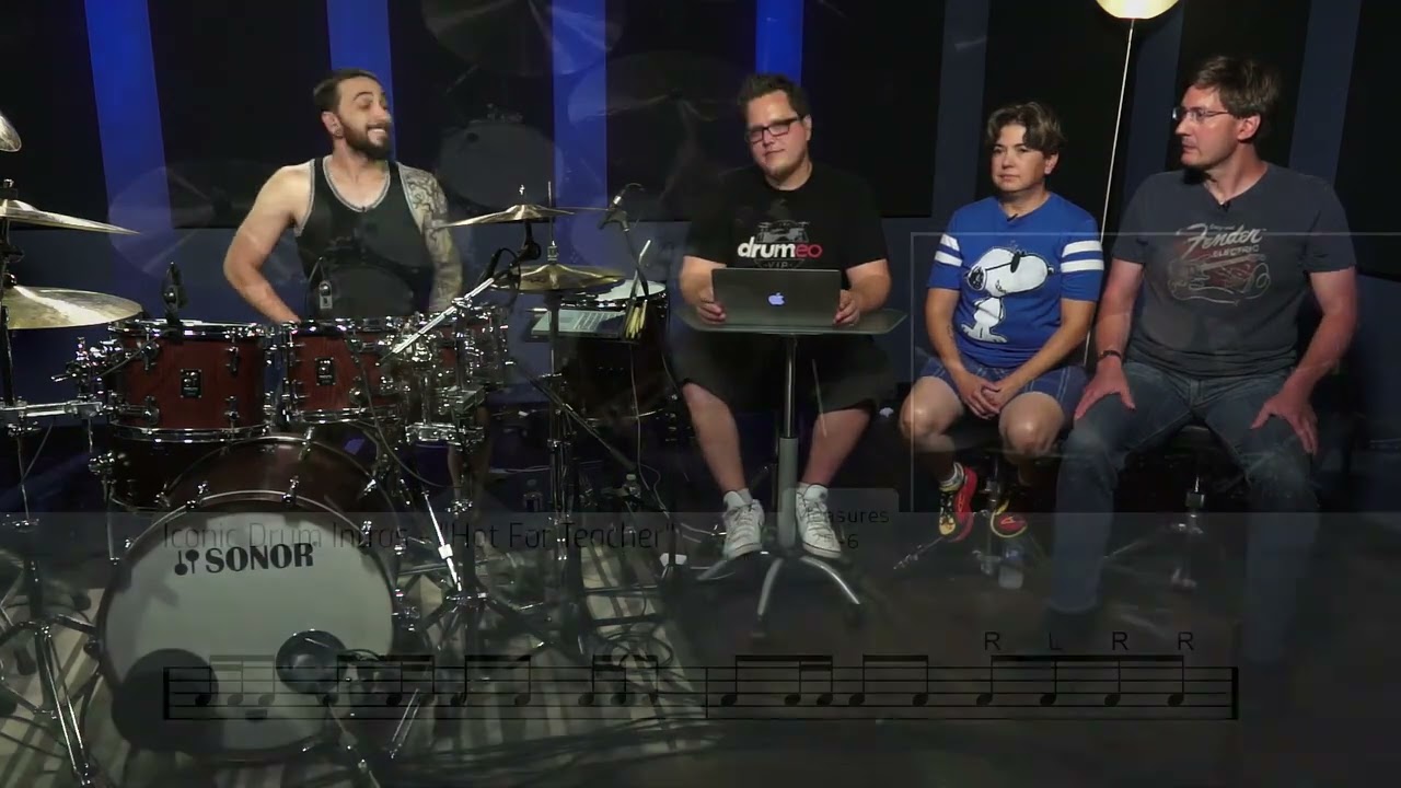 Hot For Teacher Drum Tutorial