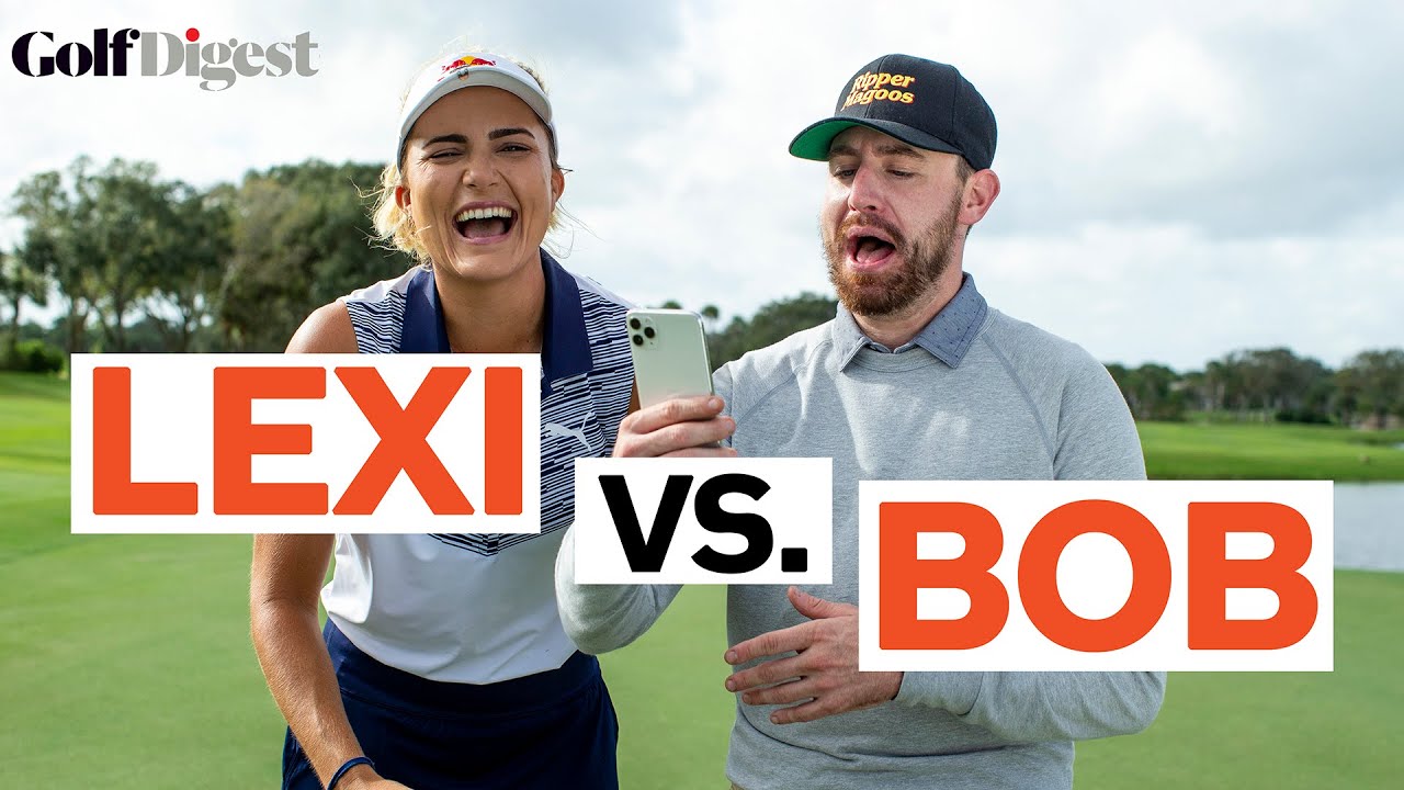 Lexi Thomson Battles it out Against Comedian Bob Menery | Golf Digest