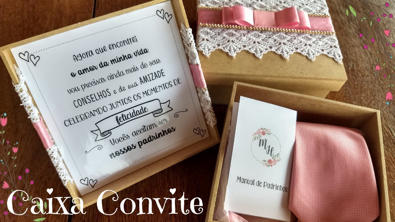 CAIXA CONVITE - CASAMENTO MARIA EUGÊNIA & HERICK