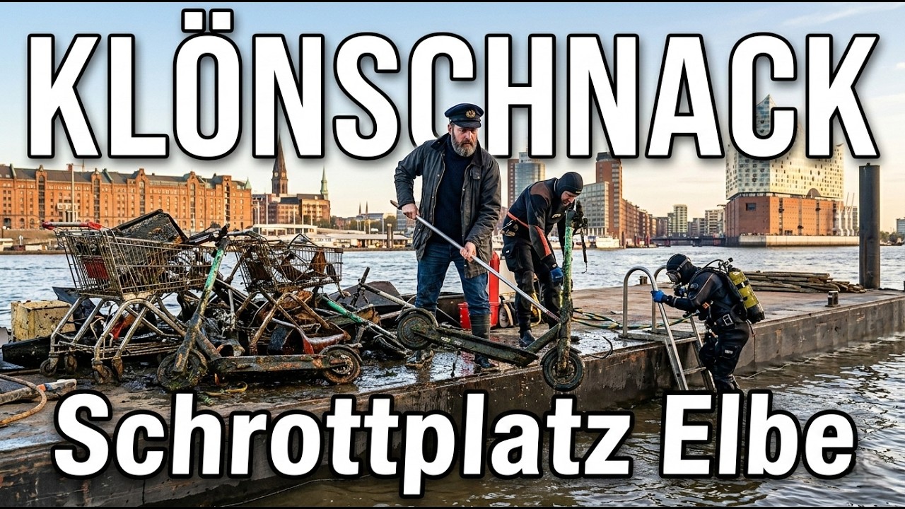 E-Roller und Einkaufswagen im Schlick - Klönschnack aus Hamburg (105)