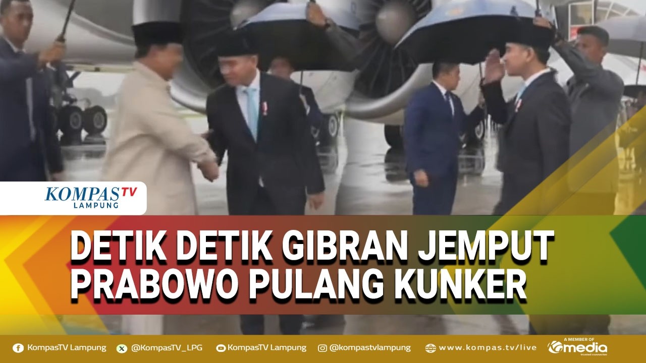 Momen Kepulangan Presiden Prabowo dari Kunker, Disambut Wapres Gibran dan Panglima TNI